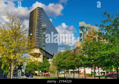 Hyatt Regency in der Innenstadt von Columbus Ohio in der Nähe des Arena District und der Short North Entertainment District. USA 2024 Stockfoto