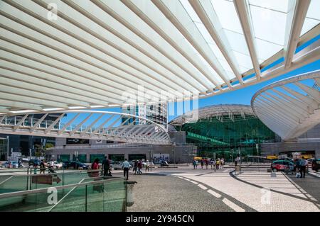Blick auf das Einkaufszentrum Vasco da Gama / Park der Nationen - Lissabon Portugal Stockfoto