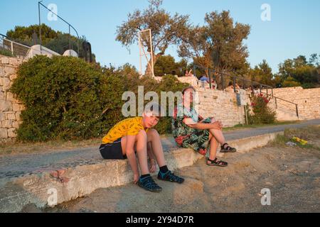 Eretria, Euböa, Zentralgriechenland Stockfoto