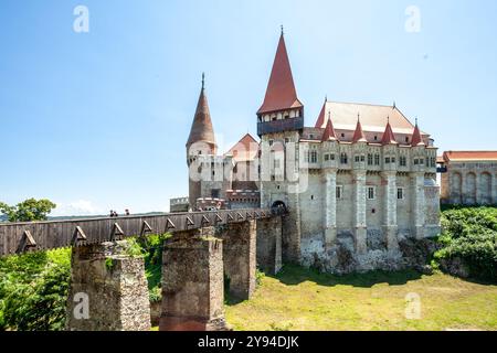 Schloss, Hunedoara, Eisenmarkt, Rumänien, Stockfoto