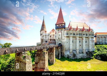 Schloss, Hunedoara, Eisenmarkt, Rumänien, Stockfoto