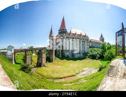 Schloss, Hunedoara, Eisenmarkt, Rumänien, Stockfoto