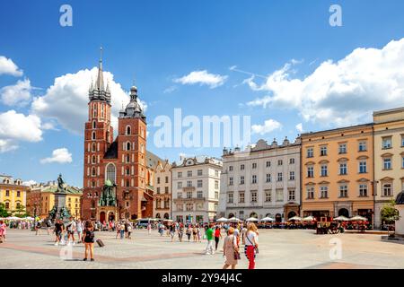 Altstadt von Kraków, Polen Stockfoto
