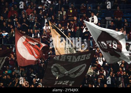 Mailand, Italien. Oktober 2024. Torino FC Fans beim Spiel der Serie A in Giuseppe Meazza, Mailand. Der Bildnachweis sollte lauten: Jonathan Moscrop/Sportimage Credit: Sportimage Ltd/Alamy Live News Stockfoto