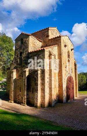 Kirche San Miguel de Lillo, Berg Naranco, Oviedo, Asturien, Spanien Stockfoto