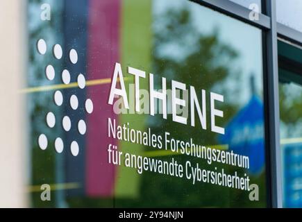 Darmstadt, Deutschland. Oktober 2024. Athene ist das nationale Forschungszentrum für Angewandte Cybersicherheit am Fraunhofer-Institut für sichere Informationstechnologie SIT. Darlegung: Andreas Arnold/dpa/Alamy Live News Stockfoto