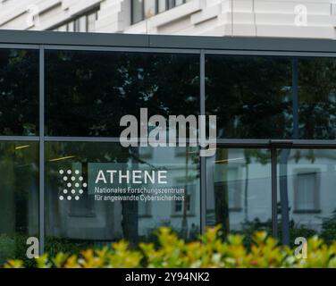 Darmstadt, Deutschland. Oktober 2024. Athene ist das nationale Forschungszentrum für Angewandte Cybersicherheit am Fraunhofer-Institut für sichere Informationstechnologie SIT. Darlegung: Andreas Arnold/dpa/Alamy Live News Stockfoto