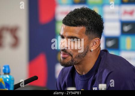 Burton Upon Trent, Großbritannien. Oktober 2024. Dominic Solanke Pressekonferenz vor dem Spiel England gegen Griechenland im St. George's Park, Burton Upon Trent, England, Großbritannien am 8. Oktober 2024 Credit: Every Second Media/Alamy Live News Stockfoto