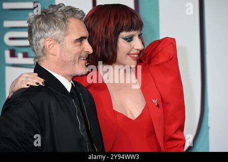 Jaoquin Phoenix, Lady Gaga, UK Premiere Joker : Folie A Deux, Leicester Square, London, UK Stockfoto