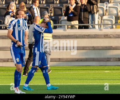 Göteborg, Schweden, 15. September 2024. Spieler im IFK Göteborg nach dem Spiel gegen BK Häcken. Stockfoto