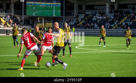 Göteborg, Schweden, 12. Mai 2024: Moment im Spiel zwischen BK Häcken und Kalmar FF. Endergebnis 3-1. Stockfoto