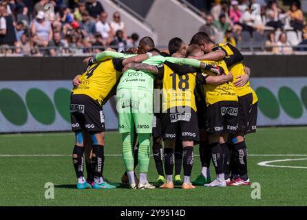 Göteborg, Schweden, 12. Mai 2024: Moment im Spiel zwischen BK Häcken und Kalmar FF. Endergebnis 3-1. Stockfoto