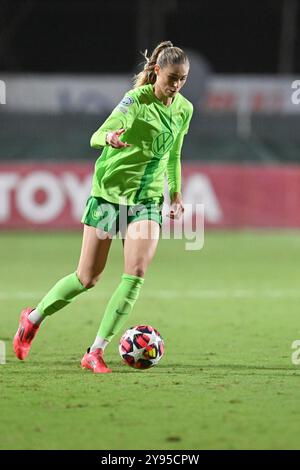 Stadio Tre Fontane, Rom, Italien. Oktober 2024. UEFA Women's Champions League Football, Roma versus Wolsburg; Alexandra Popp von Wolfsburg Credit: Action Plus Sports/Alamy Live News Stockfoto