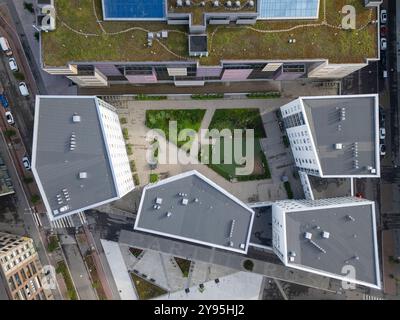 Neue Wohnsiedlungen im Bezirk Kalasatama in Helsinki, Finnland Stockfoto