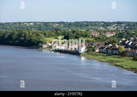 Das Dorf Pill in North Somerset, am Ufer der Mündung des Flusses Avon. Stockfoto