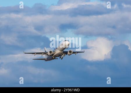 Suomeksi ||| auf Englisch Stockfoto