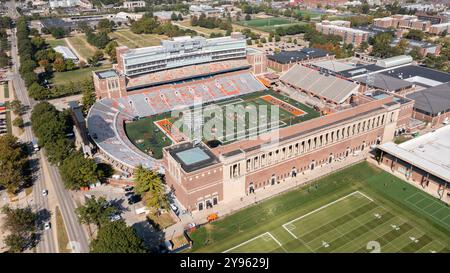 Das University of Illinois Memorial Stadium ist das Heimstadion der NCAA Fighting Illini. Stockfoto