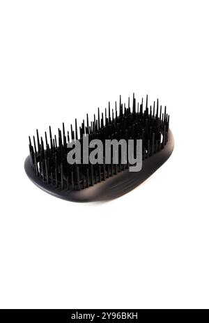 Aroma hair comb for massage of head isolated on white background. Stock Photo