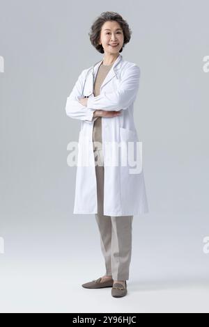 Porträt der leitende Ärztin Stockfoto