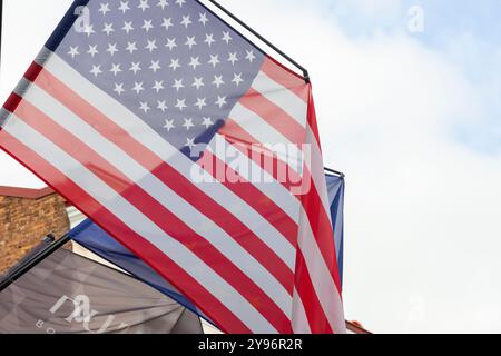 Die Flagge der Vereinigten Staaten Stockfoto