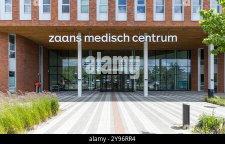 Zaandam, Niederlande. 9. Juni 2024. Zaans Medisch Centrum Eingang zum Krankenhaus Stockfoto