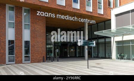 Zaandam, Niederlande. 9. Juni 2024. Zaans Medisch Centrum Eingang zum Krankenhaus Stockfoto