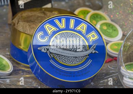 Antibes (Südostfrankreich): Dieser Carrefour-Hypermarkt ist einer der drei größten Hypermärkte der Marke. Der Fischhändler ist der größte in Frankreich: Th Stockfoto