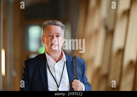 Edinburgh Schottland, Vereinigtes Königreich 08. Oktober 2024. Keith Brown MSP im schottischen Parlament. Credit sst/alamy Live News Stockfoto