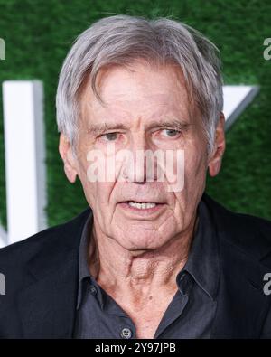 WEST HOLLYWOOD, LOS ANGELES, KALIFORNIEN, USA - 08. OKTOBER: Harrison Ford kommt zur Weltpremiere der „Shrinking“ Staffel 2 der Apple TV+ Serie, die am 8. Oktober 2024 im Pacific Design Center in West Hollywood, Los Angeles, Kalifornien, USA stattfindet. (Foto: Xavier Collin/Image Press Agency) Stockfoto