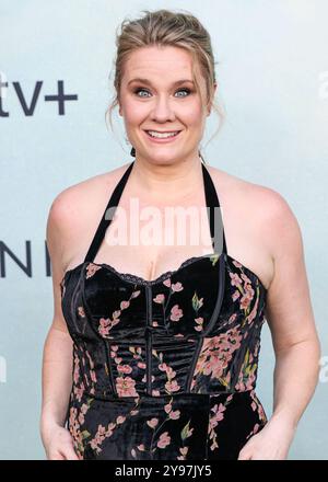 West Hollywood, Usa. Oktober 2024. WEST HOLLYWOOD, LOS ANGELES, KALIFORNIEN, USA - 08. OKTOBER: Kimberly Condict kommt zur Weltpremiere der „Shrinking“ Staffel 2 der Apple TV-Serie, die am 8. Oktober 2024 im Pacific Design Center in West Hollywood, Los Angeles, Kalifornien, USA stattfindet. (Foto: Xavier Collin/Image Press Agency) Credit: Image Press Agency/Alamy Live News Stockfoto