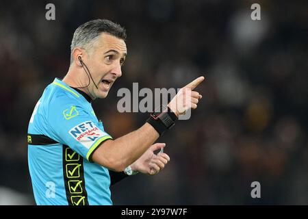 Roma, Italien. Januar 2024. Foto Alfredo Falcone/LaPresse 07 Gennaio 2024 - Roma, Italia - Sport, calcio - Roma vs Atalanta - Campionato italiano di calcio Serie A TIM 2023/2024 - Stadio Olimpico di Roma. Nella foto:Gianluca Aureliano Foto Alfredo Falcone/LaPresse 07. Januar 2024 Rom, Italien - Sport, Fußball - Roma vs Atalanta - italienische Fußballmeisterschaft der Serie A 2023/2024 - Olympisches Stadion &#xee;n Rom. Im Bild: Gianluca Aureliano Credit: LaPresse/Alamy Live News Stockfoto