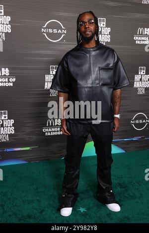 Las Vegas, Usa. Oktober 2024. Der amerikanische Rapper Roscoe Dash kommt am Dienstag, den 8. Oktober 2024, für die BET Hip Hop Awards 2024 im Drai's Nightclub & Beachclub im Cromwell Hotel in Las Vegas, Nevada. Foto: James Atoa/UPI Credit: UPI/Alamy Live News Stockfoto