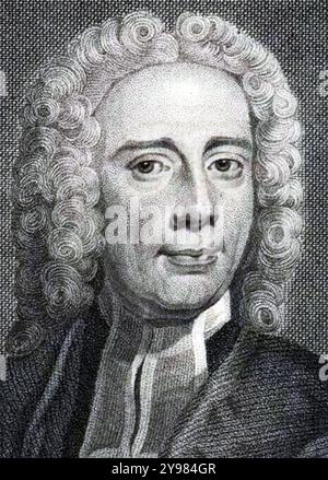 ISAAC WATTS (1674–1748) englischer Pfarrer, Hymnusschreiber und Theologe Stockfoto