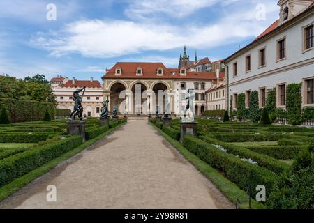 Wallenstein-Schlosspark in Prag, Tschechische Republik. Stockfoto