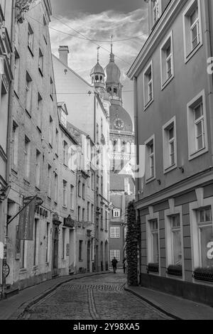 Riga, 2 Krāmu iela Stockfoto