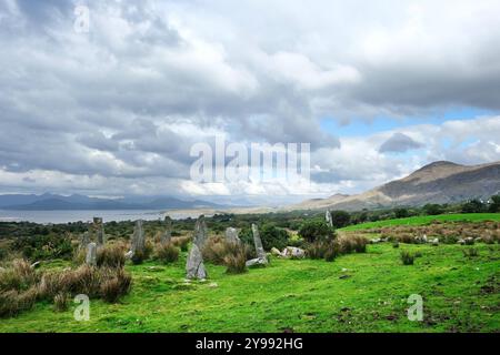 Ardroom Stones Circle - John Gollop Stockfoto