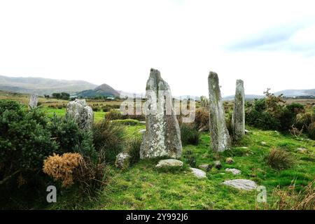 Ardroom Stones Circle - John Gollop Stockfoto