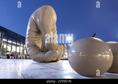 Wunderschönes Bild im Shaheed Parka eine skulpturale Balance aus Kraft und Präzision Stockfoto