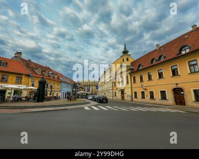 Alte Vlaska-Straße in Zagreb, Hauptstadt Kroatiens 17. Juli 2021 Stockfoto