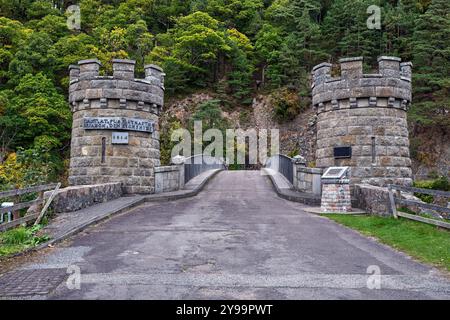 Craigellachie Bridge Schottland Stockfoto