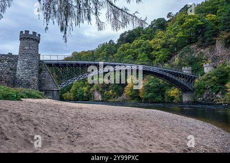 Craigellachie Bridge Schottland Stockfoto