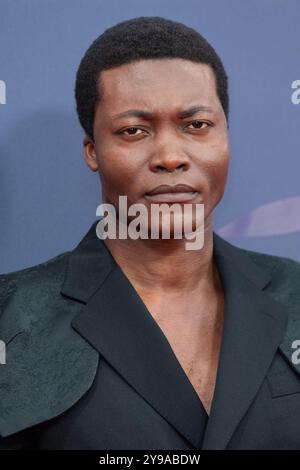 London, Großbritannien. Oktober 2024. Benjamin Clementine nahm an der Blitz World Premiere während der Eröffnungsnacht Gala des 68. BFI London Film Festivals am 9. Oktober 2024 in der Royal Festival Hall in London Teil. Foto: Aurore Marechal/ABACAPRESS. COM Credit: Abaca Press/Alamy Live News Stockfoto