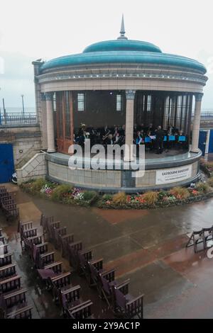 Eastbourne, Großbritannien, 8. September 2024 - der Ballsaal im Regen im Sommer Stockfoto