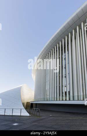 Philharmonie, von Christian de Portzamparc, Place de l'Europe, Plateau de Kirchberg, Luxemburg-Stadt, Luxemburg, Europa Stockfoto