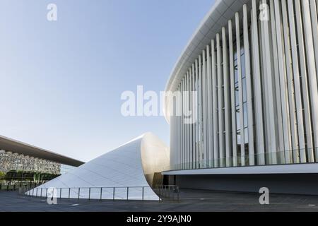 Philharmonie, von Christian de Portzamparc, Place de l'Europe, Plateau de Kirchberg, Luxemburg-Stadt, Luxemburg, Europa Stockfoto