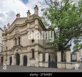 Die Tempel-Synagoge ist eine Synagoge in Krakau, Polen, im Stadtteil Kazimierz, Europa Stockfoto