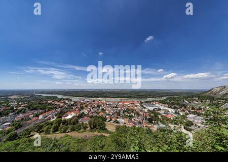 Hainburg an der Donau ist eine Stadt im Landkreis Bruck an der Leitha in Niederösterreich, Österreich, Europa Stockfoto