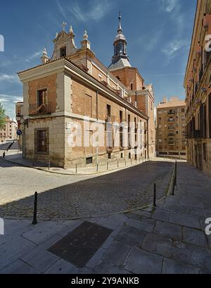 Die alte Kirche Santa Maria Sacramento im historischen Zentrum der Stadt Stockfoto