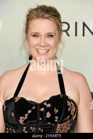 West Hollywood, Kalifornien, USA. Oktober 2024. Kimberly Condict nimmt am 08. Oktober 2024 in West Hollywood, Kalifornien, an der zweiten Staffel von Apple TV’s „Shrinking“ im Pacific Design Center Teil. Quelle: Jeffrey Mayer/Media Punch/Alamy Live News Stockfoto