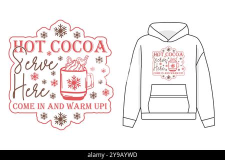 Vintage Christmas Sign Trading EPS T-Shirt Stock Vektor